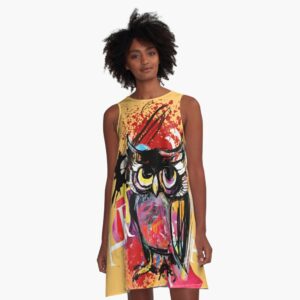 ink owl kleid