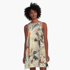 abstract flower texture kleid