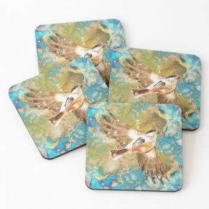 paradiesvogel untersetzer