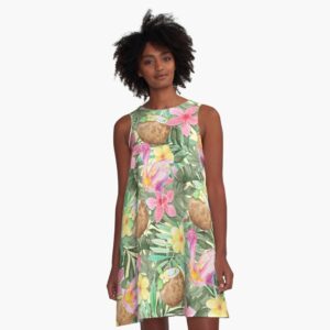 tropic coconut kleid