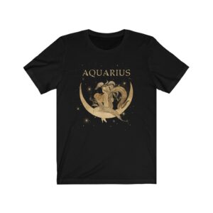 Aquarius Wassermann Sternzeichen Universal T-Shirt (100% Baumwolle)