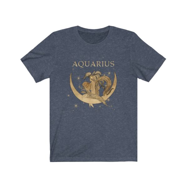 Aquarius Wassermann Sternzeichen Universal T-Shirt (100% Baumwolle) – Bild 3