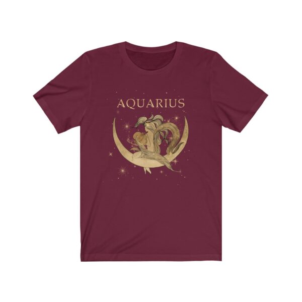 Aquarius Wassermann Sternzeichen Universal T-Shirt (100% Baumwolle) – Bild 5