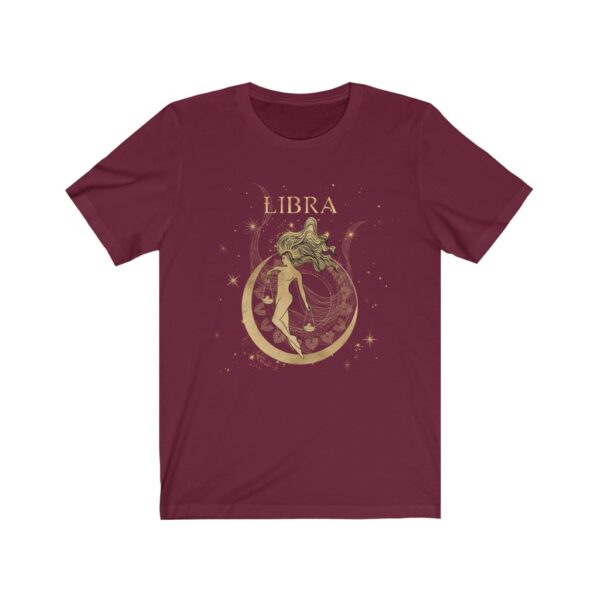 Libra Waage Sternzeichen Universal T-Shirt (100% Baumwolle) – Bild 5