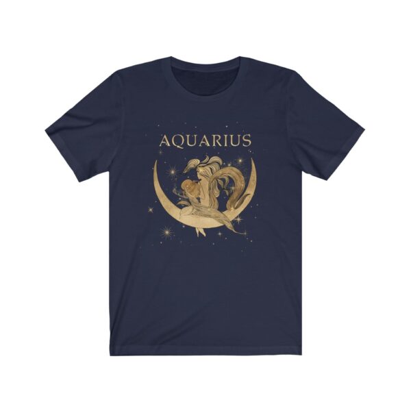 Aquarius Wassermann Sternzeichen Universal T-Shirt (100% Baumwolle) – Bild 4