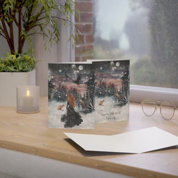 Winter Fairytale Folded Greeting Cards (1, 10, 30, and 50pcs) – Bild 121