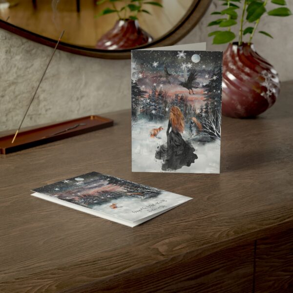 Winter Fairytale Folded Greeting Cards (1, 10, 30, and 50pcs) – Bild 122