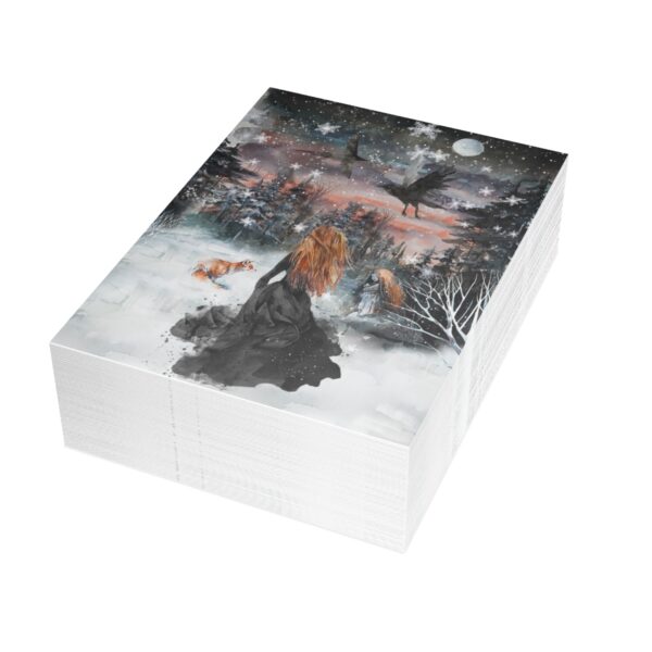 Winter Fairytale Folded Greeting Cards (1, 10, 30, and 50pcs) – Bild 137
